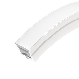 Силиконовый профиль WPH-FLEX-1212-TOP-S8-10m WHITE (Силикон)