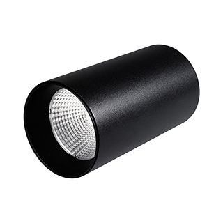 Светильник накладной SP-POLO-R85-1-15W Day White 40deg (Black, Black Ring) (Arlight, IP20 Металл, 3 