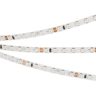 Светодиодная лента RT-A120-5mm 24V Yellow (9.6 W/m, IP20, 2835, 5m) (Arlight, узкая)