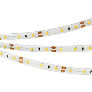 Светодиодная лента герметичная RTW-SE-A60-8mm 12V Warm3000 (7.2 W/m, IP65, 2835, 5m)
