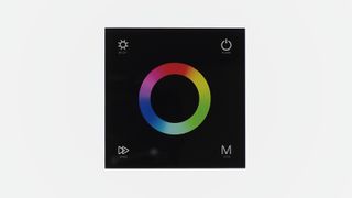 Сенсорная панель IDL-VS-46 Black 12-24V, 3x4A, 3x(48-96W), RGB, RF 2.4GHz