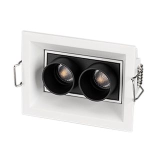 Светильник MS-ORIENT-BUILT-TURN-TC-S67x90-5W Day4000 (WH-BK, 30 deg, 230V) (IP20 Металл)