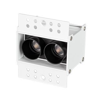Светильник MS-ORIENT-BUILT-TRIMLESS-TC-S38x67-5W Day4000 (WH-BK, 30 deg, 230V) (IP20 Металл