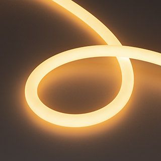 Светодиодная лента герметичная MOONLIGHT-TOP-A336-D18mm 24V Warm2700 360deg (14.4 W/m, IP65, 2835)