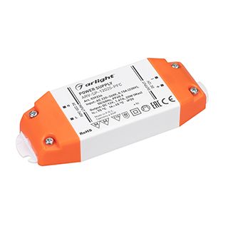 Блок питания ARV-SP-12020-PFC (12V, 1.67A, 20W) (IP20 Пластик, 5 лет)