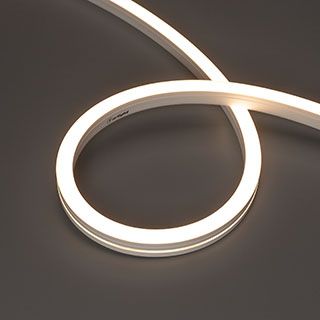 Светодиодная лента герметичная MOONLIGHT-SIDE-A140-12x17mm 24V Warm3000 (9.6 W/m, IP67, 5m, wire x2)