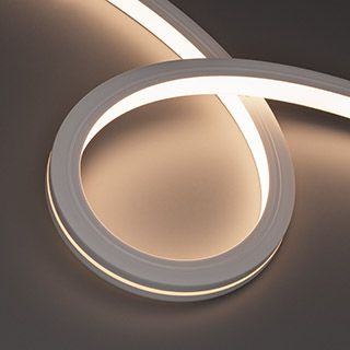 Светодиодная лента герметичная MOONLIGHT-TOP-X280-20x20mm 24V Warm3500 (10 W/m, IP67, 15m, wire x1) 