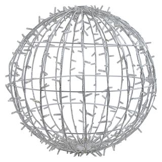 Шар светодиодный диаметр 50см 200 LED ТЕПЛЫЙ БЕЛЫЙ эффект мерцания 230В