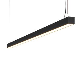Линейный светодиодный светильник подвесной DL-33-1200 33Вт 5000К IP20 Черный
