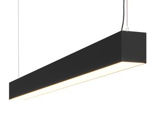 Линейный светодиодный светильник подвесной NPL-87-2500 68Вт 4000К IP40 Черный