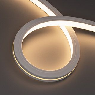 Лента герметичная MOONLIGHT-TOP-X280-20x20mm 24V Warm3000 (10 W/m, IP67, 0,5m, wire x1) (Arlight, Об