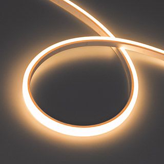 Лента герметичная WAVE-TOP-PU-A144-10x10mm 24V Warm2700 (5 W/m, IP68, 5m, wire x2) (Arlight, Вывод б