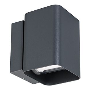 Светильник LGD-WALL-VARIO-S104x129-2x6W Warm2700 (GR, 1-80 deg) (Arlight, IP54 Металл, 3 года)