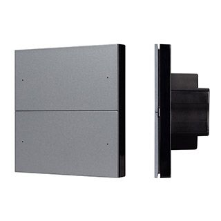 INTELLIGENT ARLIGHT Кнопочная панель SMART-ZB-801-22-1G-4SC-MULTI-IN Grey (230V) (IARL, IP20 Пластик
