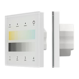 INTELLIGENT ARLIGHT Сенсорная панель SMART-DALI-301-11-4G-3SC-DT8 Белая (230V, встраиваемая, 2.4G) (