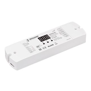 INTELLIGENT ARLIGHT Контроллер SMART-SPI-302-82-2G-SH-PS-SUF (5-24V, 2.4G) (IARL, IP20 Пластик, 5 ле