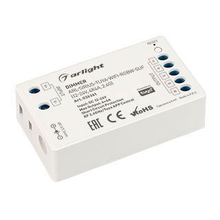 Диммер ARL-SIRIUS-TUYA-WIFI-RGBW-SUF (12-24V, 4x4A, 2.4G) (Arlight, IP20 Пластик, 3 года)