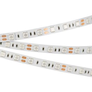 Светодиодная лента RT-B60-10mm 12V Yellow (14.4 W/m, IP20, 5060, 5m) (Открытый)