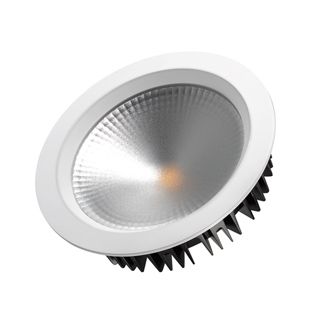Светодиодный светильник LTD-220WH-FROST-30W Day White 110deg (IP44 Металл, 3 года)