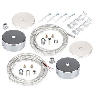 Подвес токопроводящий ARL-SL-ROUND-D70-360deg горизонтальный (провод 2x0.5)