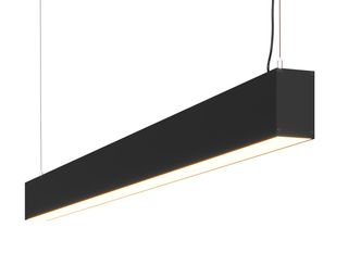 Линейный светодиодный светильник накладной NL-85-1500 82Вт 4000К IP40 Черный