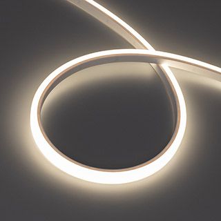 Лента герметичная WAVE-TOP-PU-A144-10x10mm 24V Day4000 (5 W/m, IP68, 5m, wire x2) (Arlight, Вывод бо