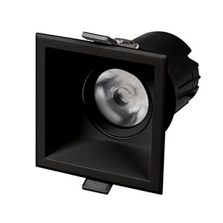 Светильник MS-FLOW-BUILT-S85x85-12W Warm3000 (BK, 55 deg, 230V) (Arlight, IP20 Металл, 5 лет)