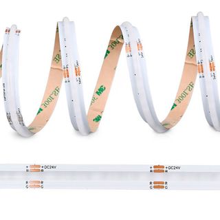 Светодиодная лента IDL-COB 480led, 24V, 15Вт/м, P10, IP20, RGB