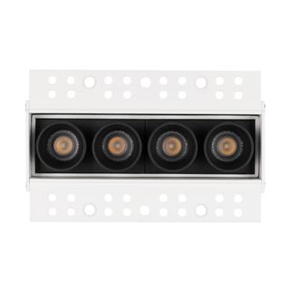 Светильник MS-ORIENT-BUILT-TRIMLESS-TC-S38x127-10W Warm3000 (WH-BK, 30 deg, 230V) (IP20 Металл)